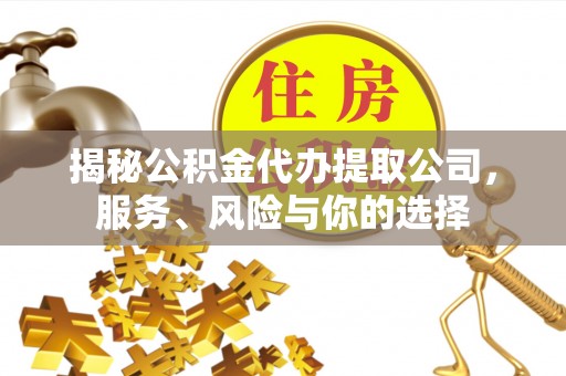 南岔揭秘公积金代办提取公司，服务、风险与你的选择